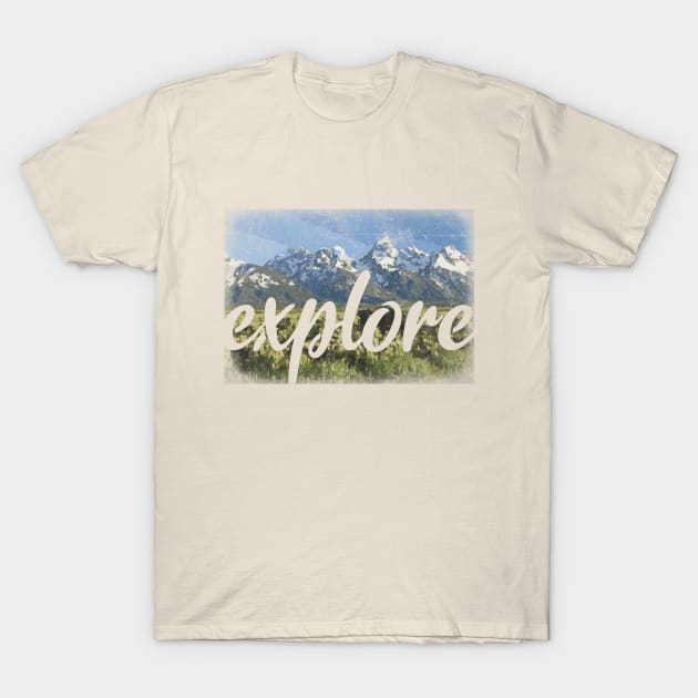 Explore Wyoming T-Shirt by wearwyoming